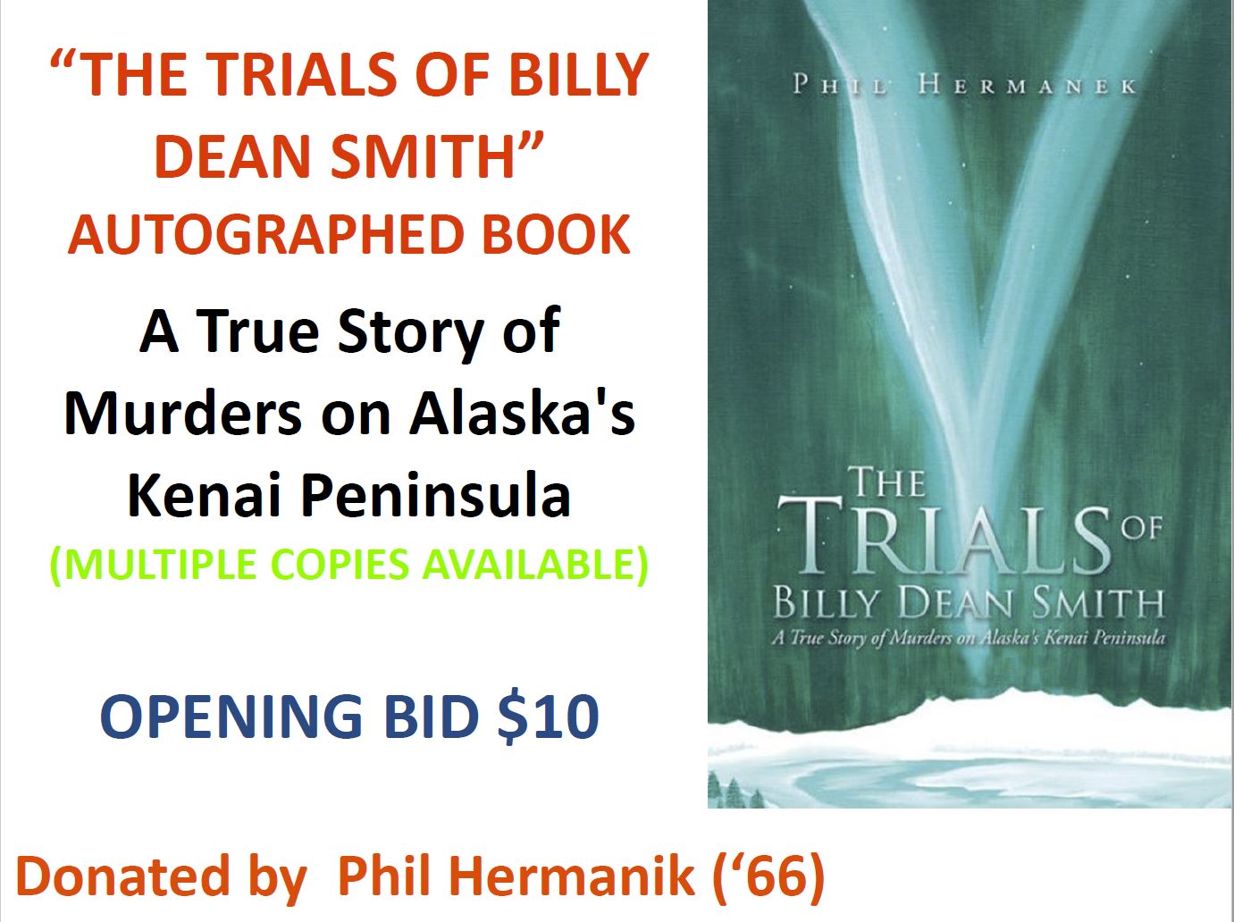 Featured image for ““THE TRIALS OF BILLY DEAN SMITH” AUTOGRAPHED BOOK”