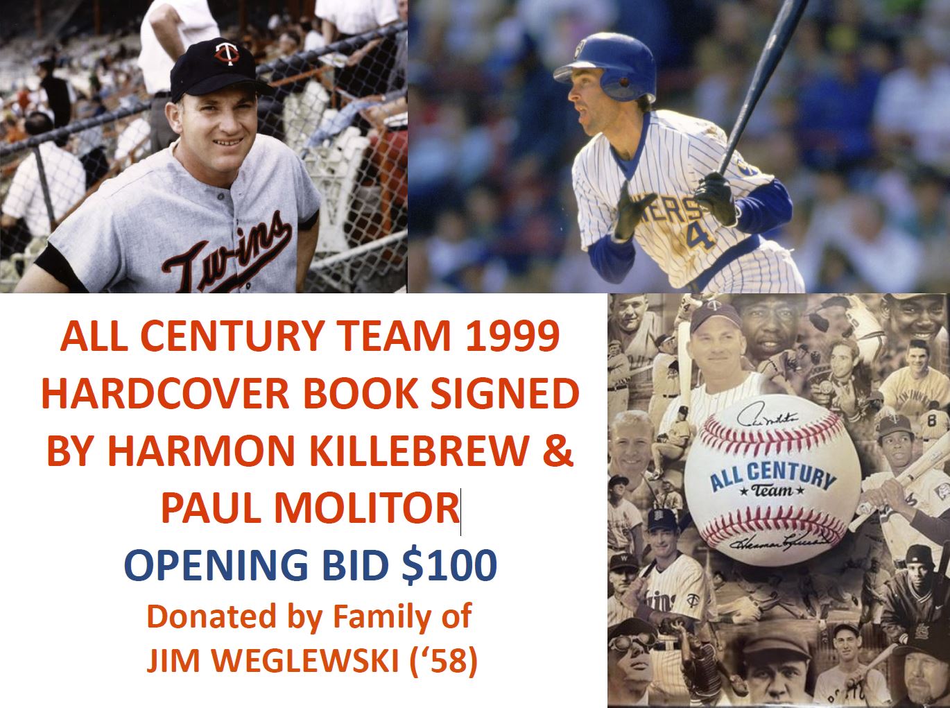 Featured image for “HARMON KILLEBREW & PAUL MOLITOR Signed Book”